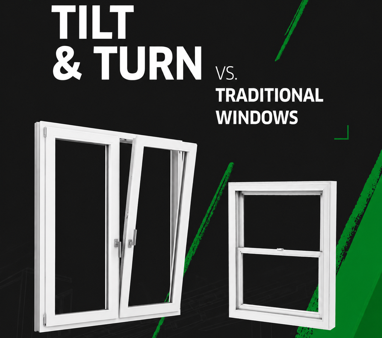 Tilt & Turn vs. Traditional windows