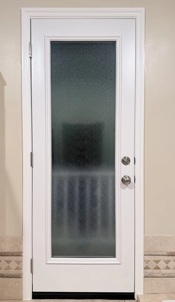 Bathroom Door Replacement project photo.