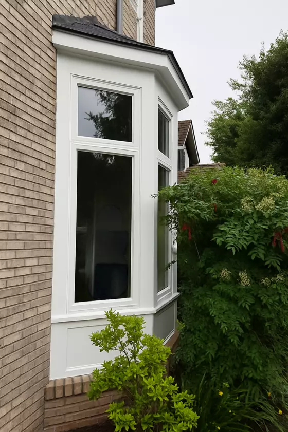 Full Exterior Trim Replacement Around Bay Window project photo