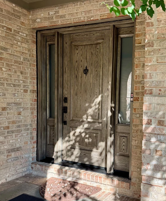 Luxury Entry Door Transformation project photo.