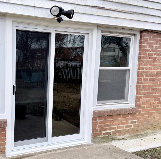 Double Sliding Patio Door Replacement project photo.