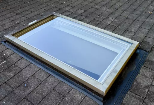 Glass Replacement (skylight) project photo.
