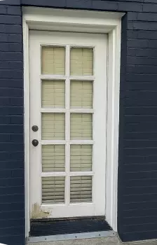 Bathroom Door Replacement project photo.