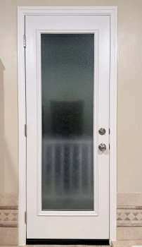Bathroom Door Replacement project photo.