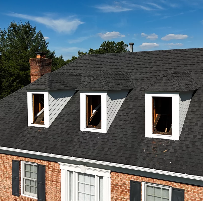 Dormer Window Sash Replacement and Glass Installation gallery photo.