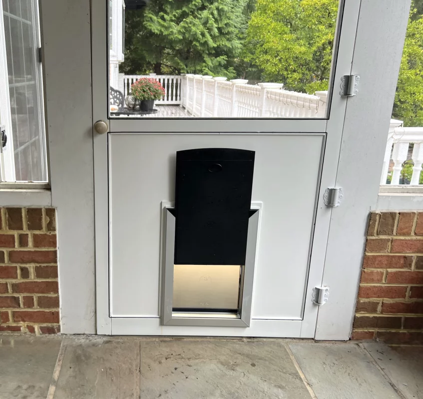 Pet Door Installation gallery photo.
