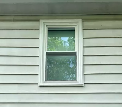 Vinyl Double-Hung Window Replacement project photo.