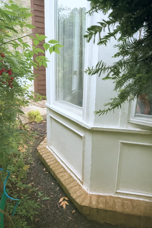 Full Exterior Trim Replacement Around Bay Window gallery photo.