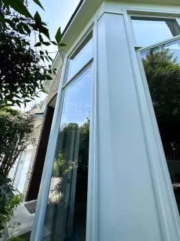 Full Exterior Trim Replacement Around Bay Window project photo.