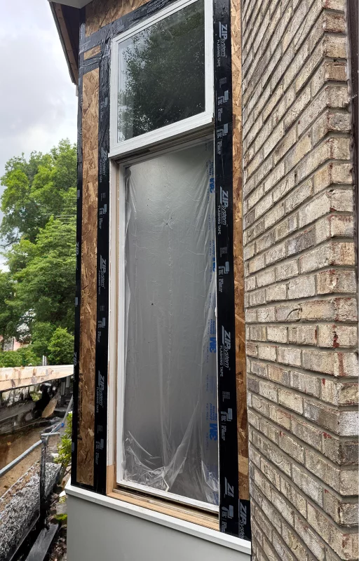 Full Exterior Trim Replacement Around Bay Window gallery photo.