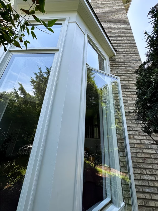 Full Exterior Trim Replacement Around Bay Window gallery photo.