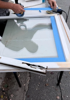 Rotted Window Sash Replacement project photo.