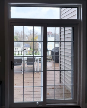 Sliding Patio Door upgrade with new ProVia Door project photo.