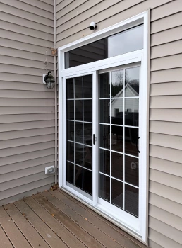 Sliding Patio Door upgrade with new ProVia Door project photo.