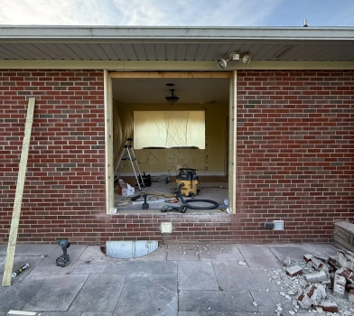 From Window to Elegant Oknoplast French Doors project photo.