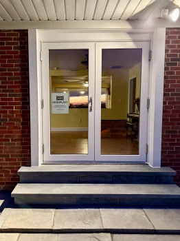 From Window to Elegant Oknoplast French Doors project photo.