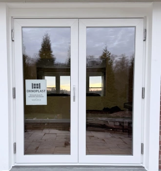 From Window to Elegant Oknoplast French Doors project photo.