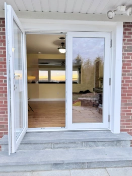 From Window to Elegant Oknoplast French Doors project photo.