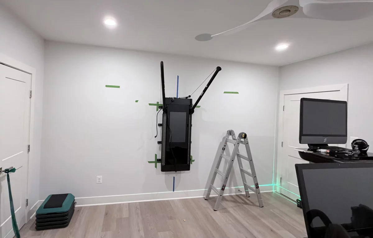 Mirror Installation for Home Gym gallery photo.