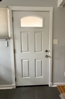 Fiberglass Entry Door Installation project photo.