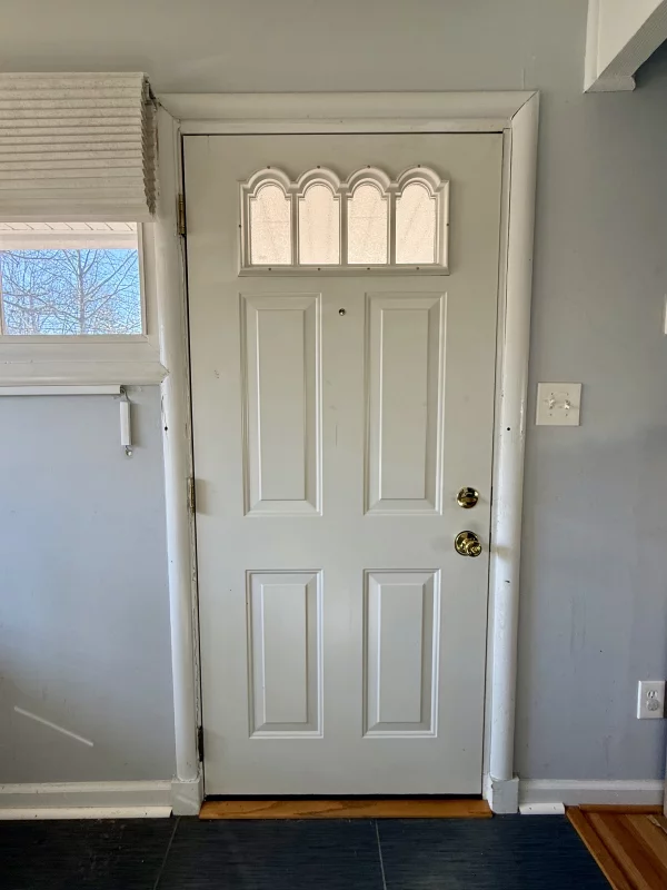 Fiberglass Entry Door Installation gallery photo.