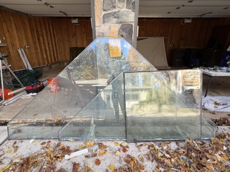 Foggy Custom Size Glass Replacement  project photo.