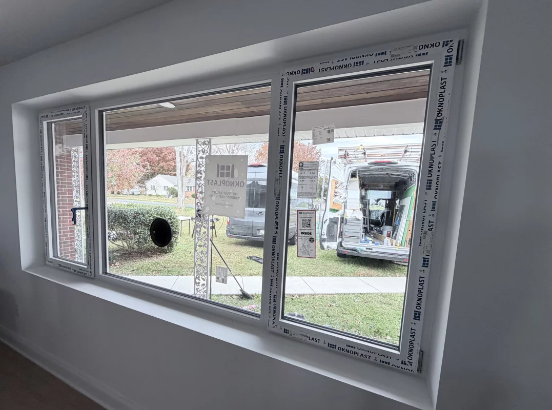 Oknoplast Tilt & Turn Windows Installation gallery photo.