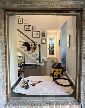 Luxury Entry Door Transformation project photo.