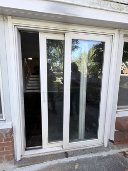 Double Sliding Patio Door Replacement project photo.