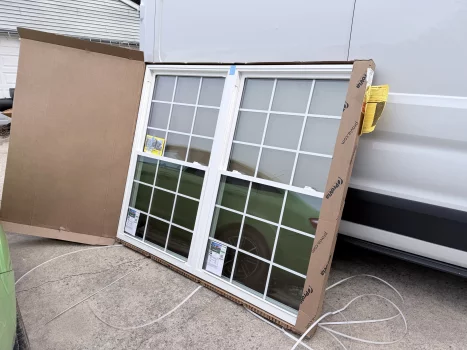 ProVia Double-Hung Window Installation project photo.