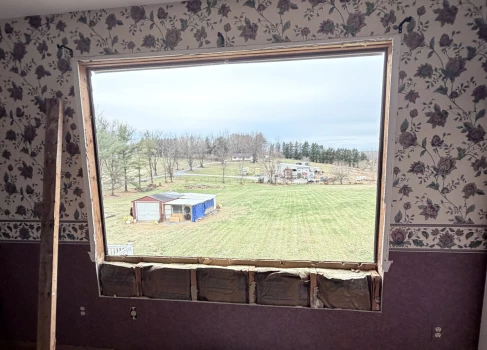 ProVia Double-Hung Window Installation project photo.