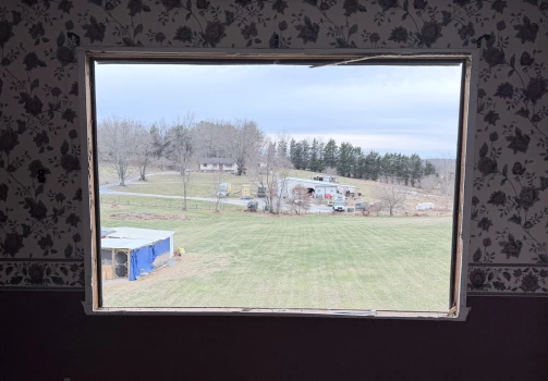ProVia Double-Hung Window Installation project photo.