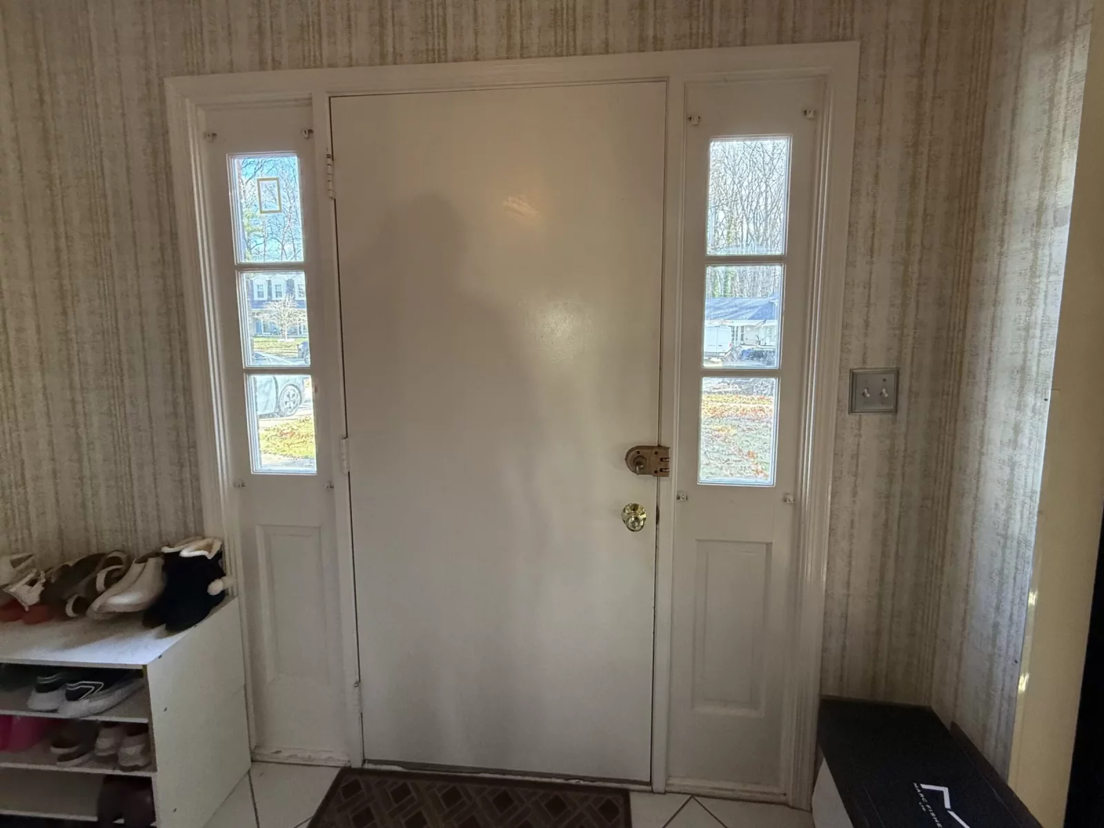 Front Entry Door with Sidelite Replacement gallery photo.