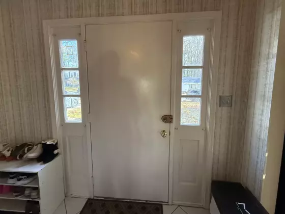 Front Entry Door with Sidelite Replacement project photo.