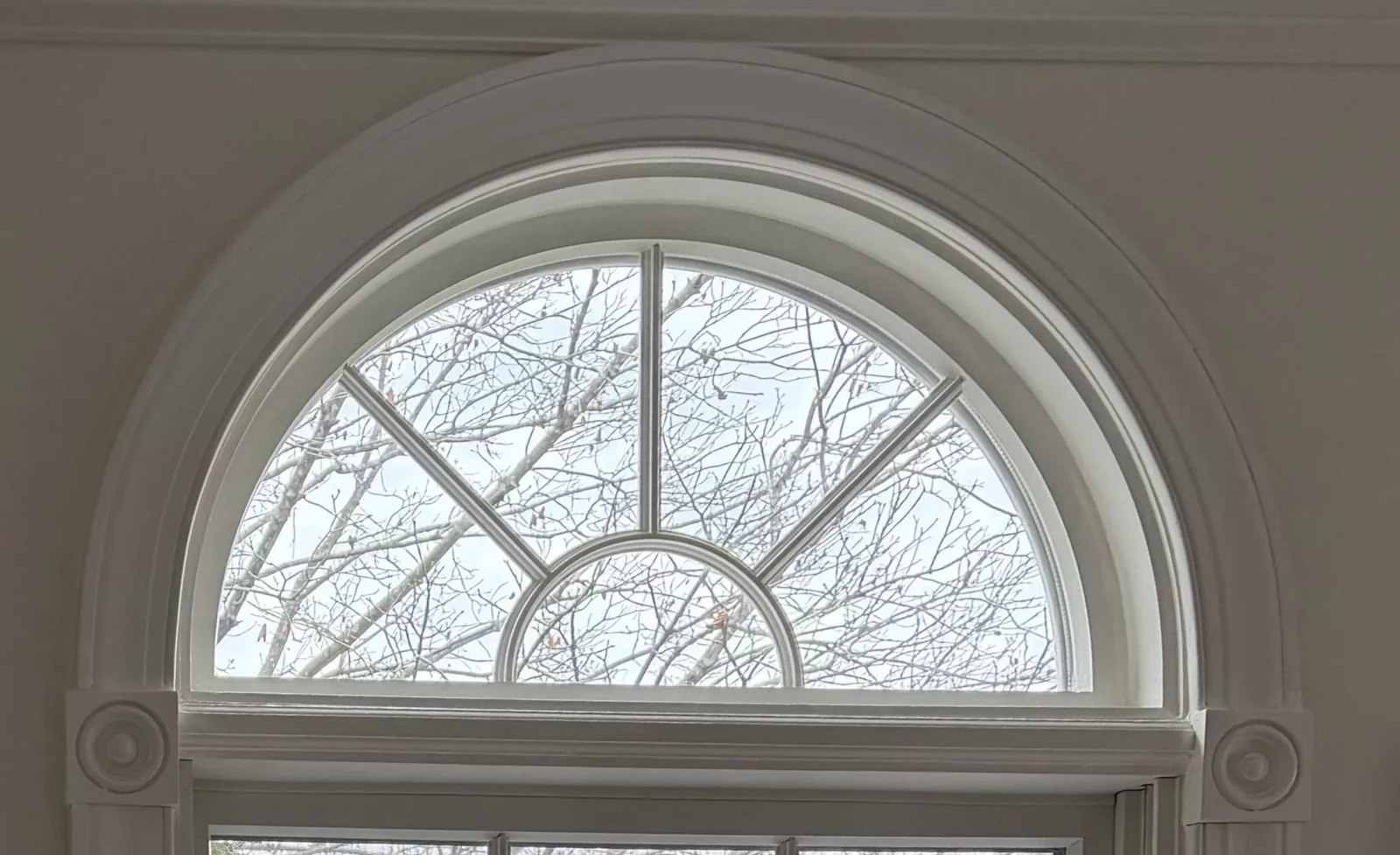 Half circle glass 