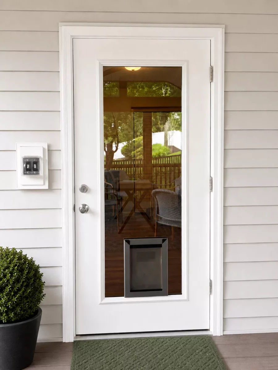 Pet Door Installation in Existing Patio Glass Door project main photo.