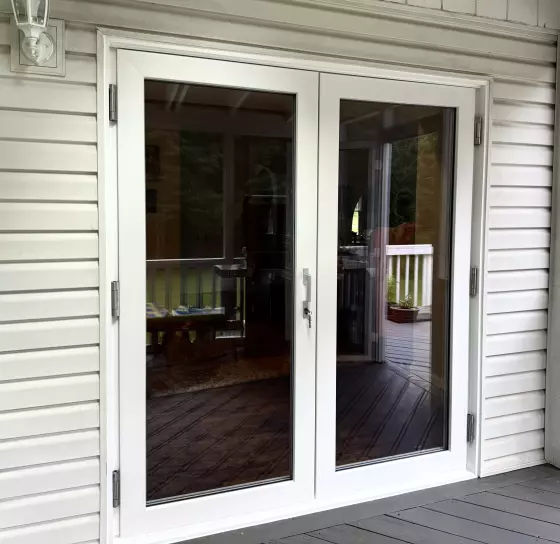 Sliding Door upgrade to Oknoplast Balcony Door project photo.