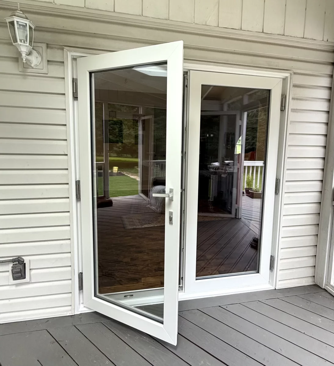 Sliding Door upgrade to Oknoplast Balcony Door gallery photo.